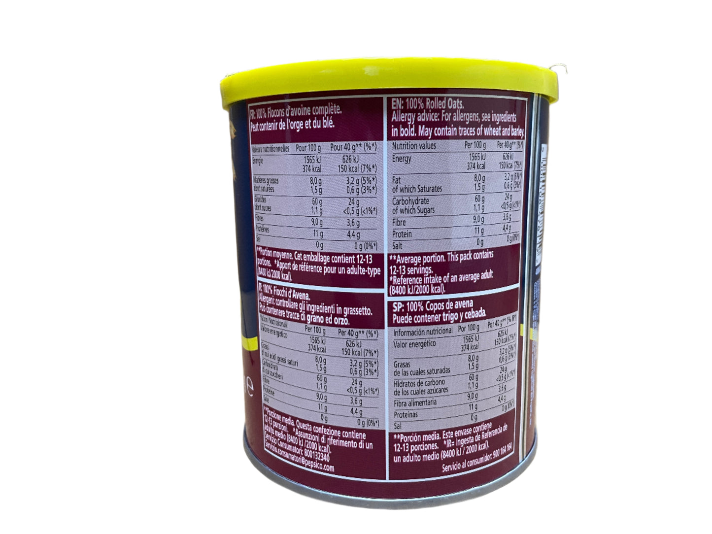 Quaker White Oats 500g