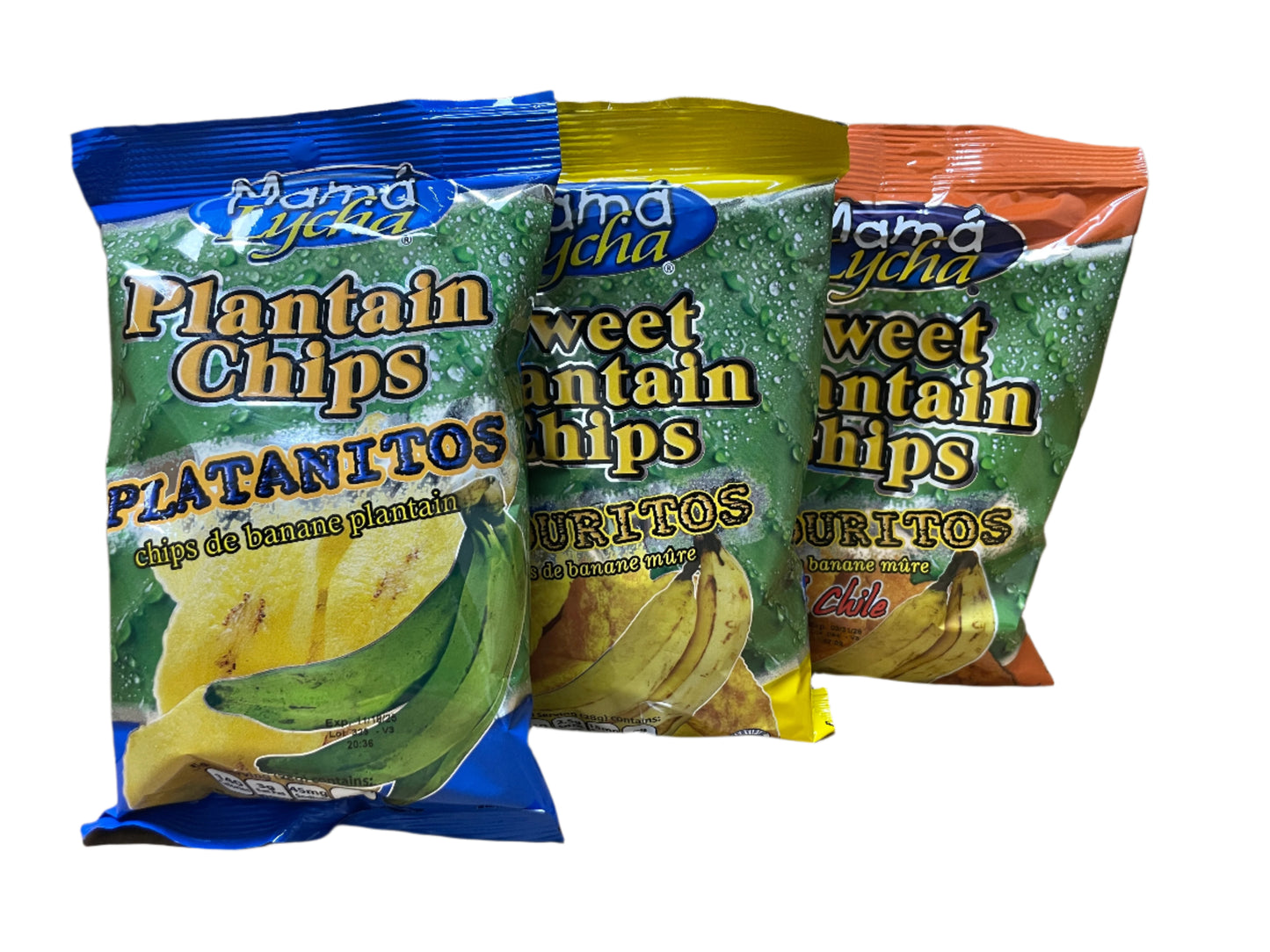 3 Flavor Mama Lycha Plantain Chip Combo