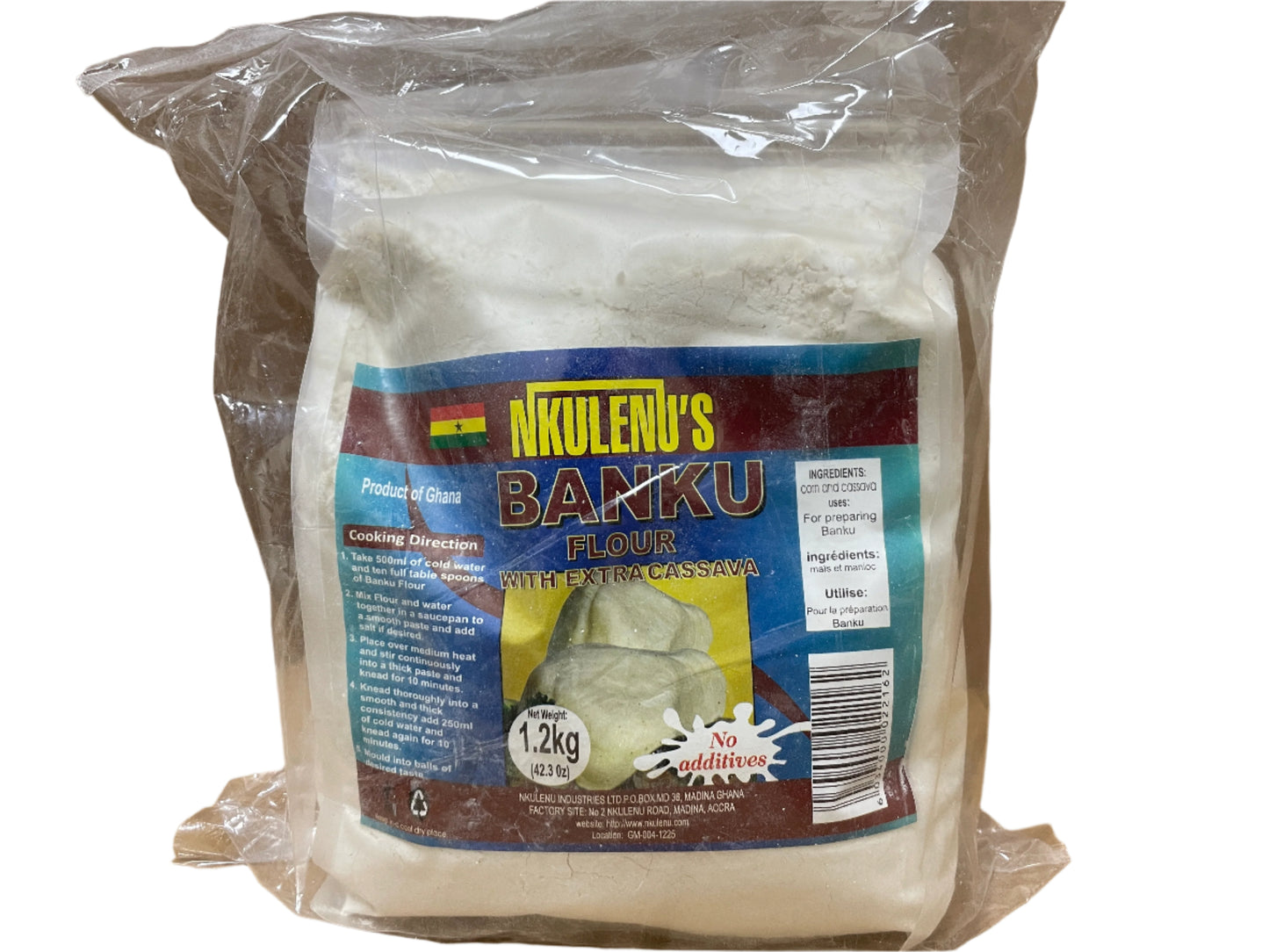 Nkulenu's Banku Flour With Extra Cassava