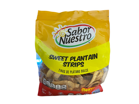 Saber Nuestro Sweet Plantain Chips 12 oz